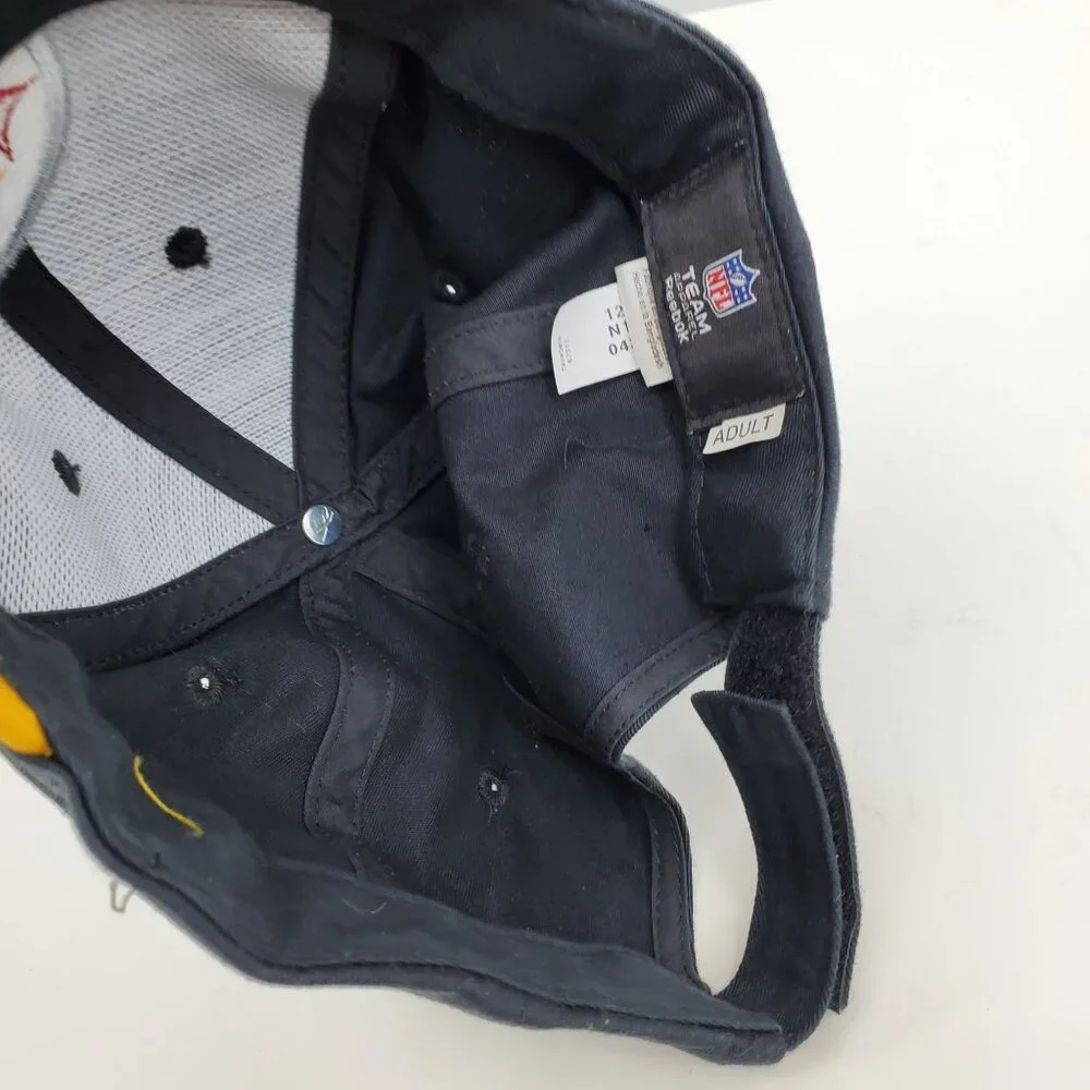 Reebok NFL Pittsburgh Steelers Black and Yellow Baseball‎ Cap Hat